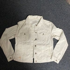 Gap White Denim Jacket - Size M
